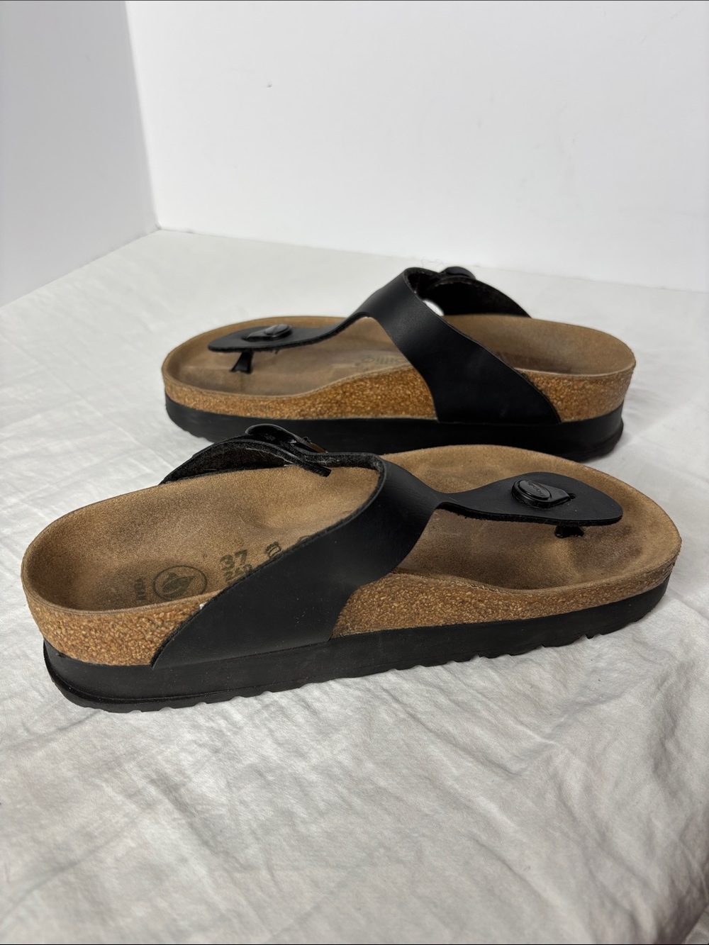 Papillo Sandals Black Size 37. - Picture 6 of 8